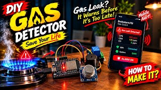 I Built A Smart Gas Detector With Esp32 Mq-2 Diy Gas Guard