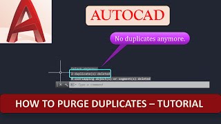 How to Delete Duplicateds - AutoCad