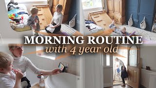 MORNING ROUTINE WITH 4 YEAR OLD ENCOURAGING INDEPENDENCE | ALINA GHOST