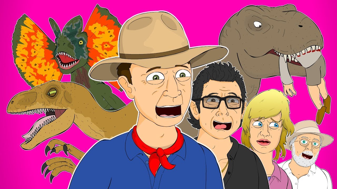  JURASSIC PARK THE MUSICAL   Animated Parody Song Remastered