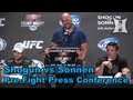 UFC Fight Night: Shogun vs Sonnen Pre-Fight Press Conference (HD / complete + unedited)