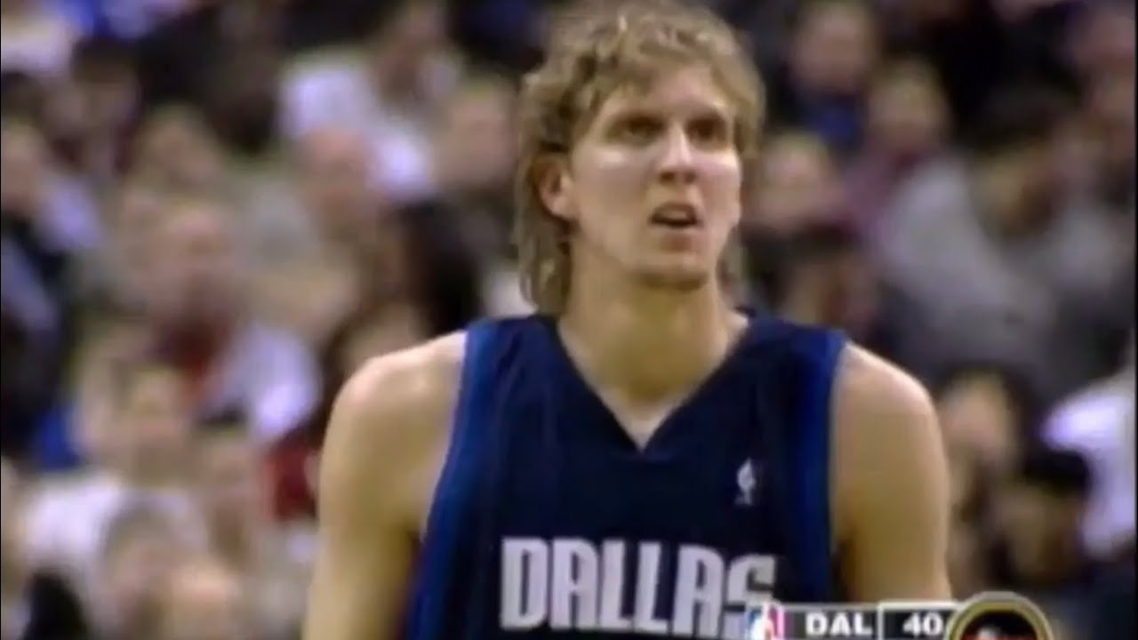 Dirk Nowitzki 30 pts 14 rebs vs 76ers (2003)