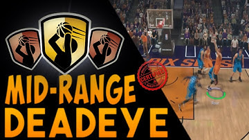 NBA 2K17 Badges | How To Get The Mid Range Deadeye Badge!