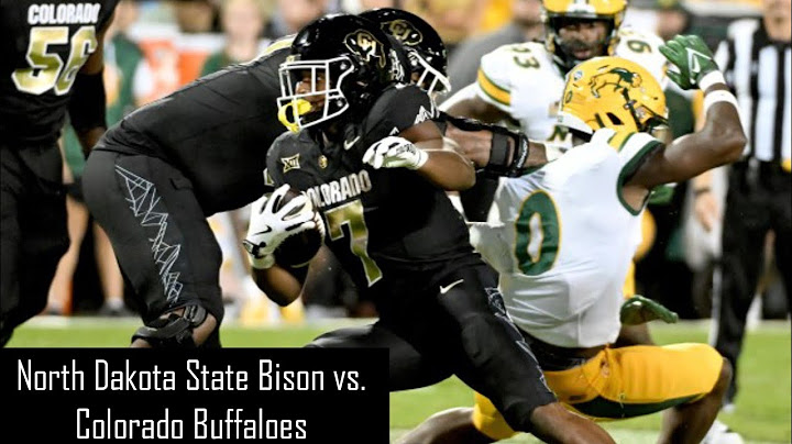 North Dakota State Bison vs Colorado Buffaloes | match highlights