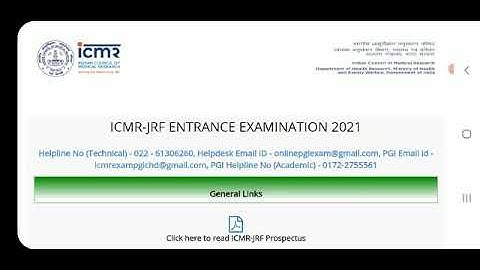 ICMR 2021 Application form released, how to fill & other details | By Nandini Singh