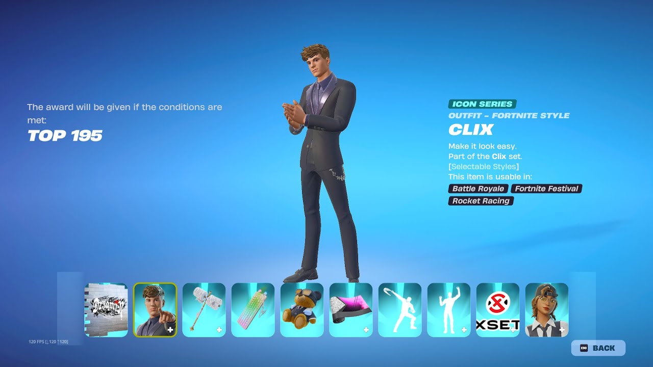 How To Get The Clix Icon Skin For Free In Fortnite - YouTube