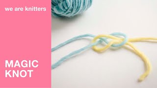 Learn to knit: How to join yarn with an invisible magic knot | WAK screenshot 3