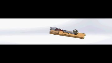 Air compressor by Crank slide mechanism in Solidworks