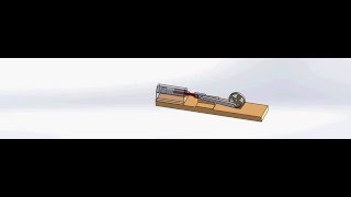 Air compressor by Crank slide mechanism in Solidworks