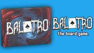 i made Balatro into a board game.