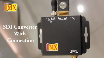 How to use a HD SDI To HDMI Video Signal Converter for HD SDI Broadcasting Cameras