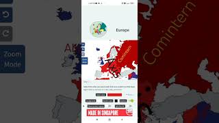map of Europe in 21 June 1941