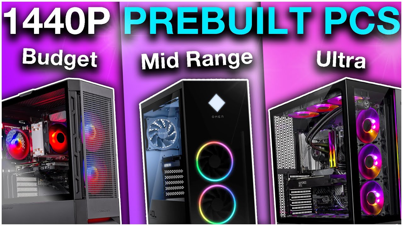Best Prebuilt Gaming PCs in 2024 for 1440p Resolution!🔥 - YouTube