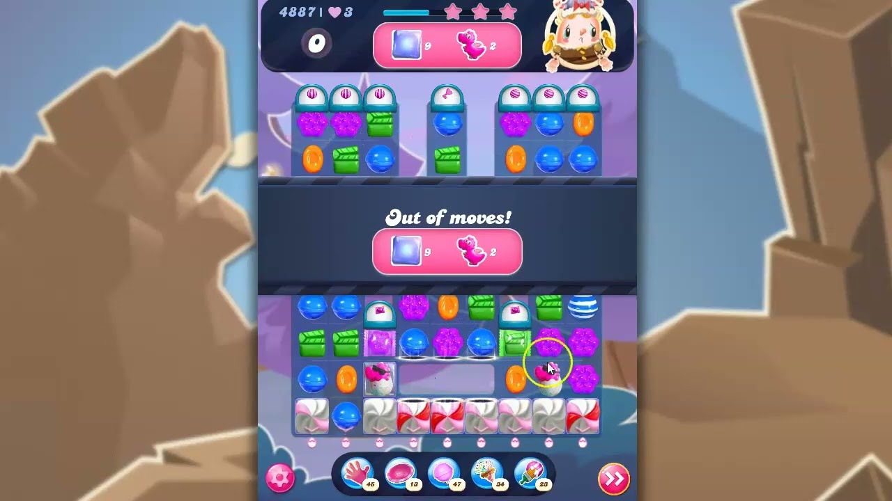 Candy Crush Level 4887 Talkthrough, 28 Moves 0 Boosters - YouTube