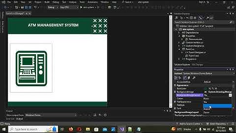 How to make Atm Management System in c# Windows form || part 1 designing