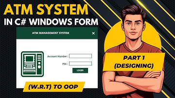 How to make Atm Management System in c# Windows form || part 1 designing