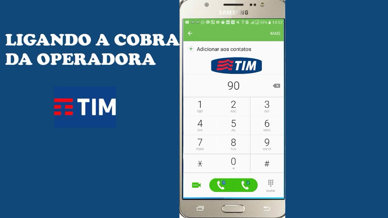 COMO FASER LIGAÇÃO ACOBRA SEU TIM . - YouTube