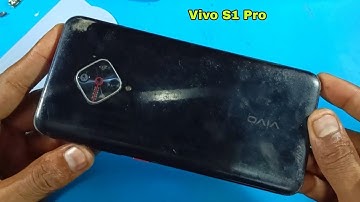 vivo s1 pro. disassembling and easy ways to open s1 pro without all parts