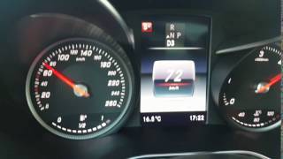 Mercedes C250d 0-100 acceleration