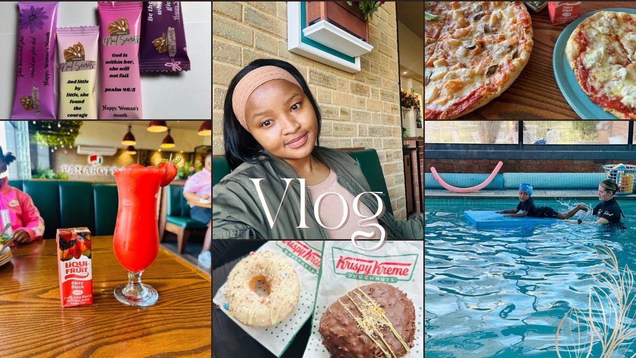 VLOG:swimming lessons| family outting| Trying out Dubai donuts |work with me SAYoutuber #roadto1k