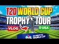 ICC Men&#39;s T20 World Cup New Stadium &amp; Trophy Tour 2024 in New York | NYC DESI