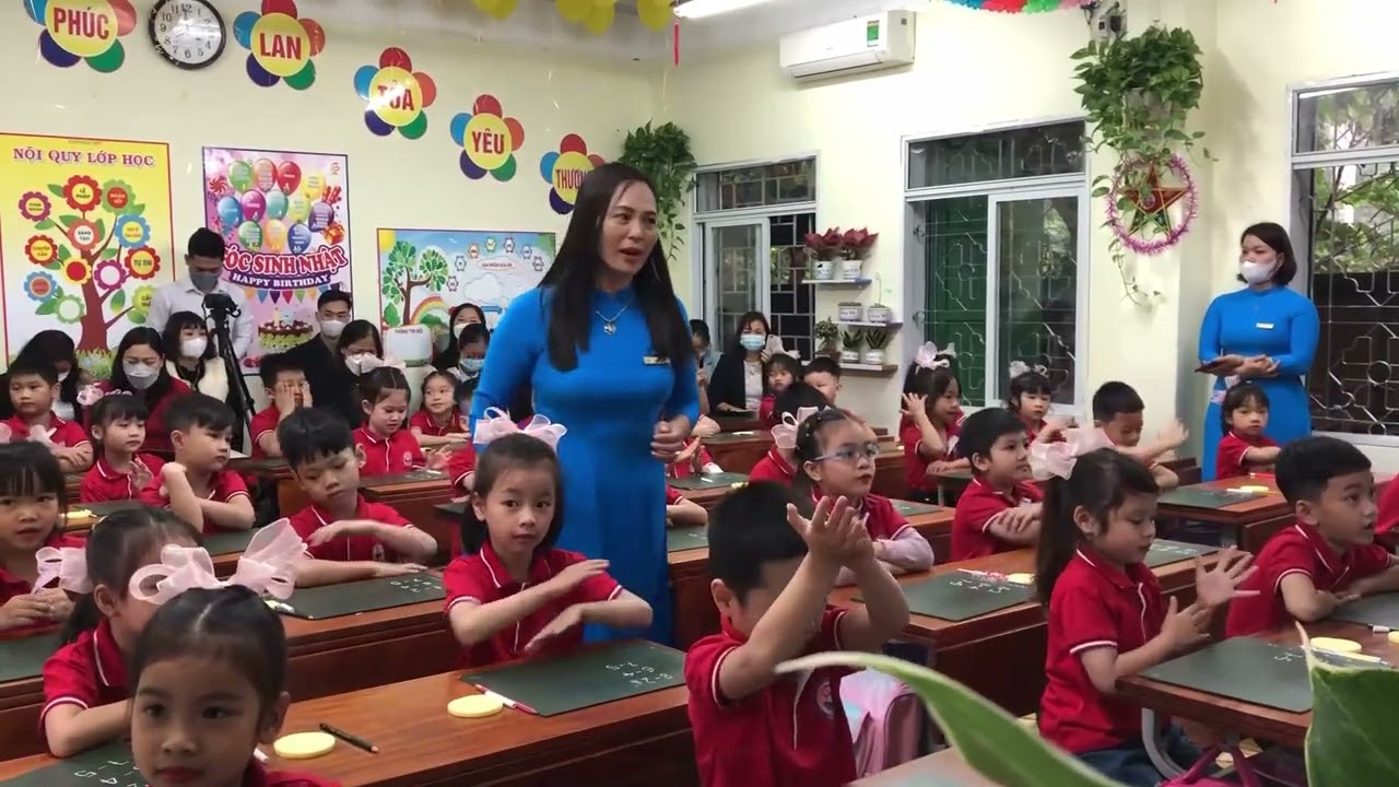 Bài Trừ trong phạm vi 8 - TIẾT HỌC HẠNH PHÚC - Cô Thanh Trà trường tiểu học Hoàn Sơn - Tiên Du - BN