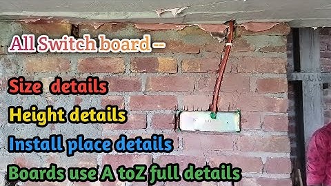 Switched socket board height from floor: know the correct height || SP Electric