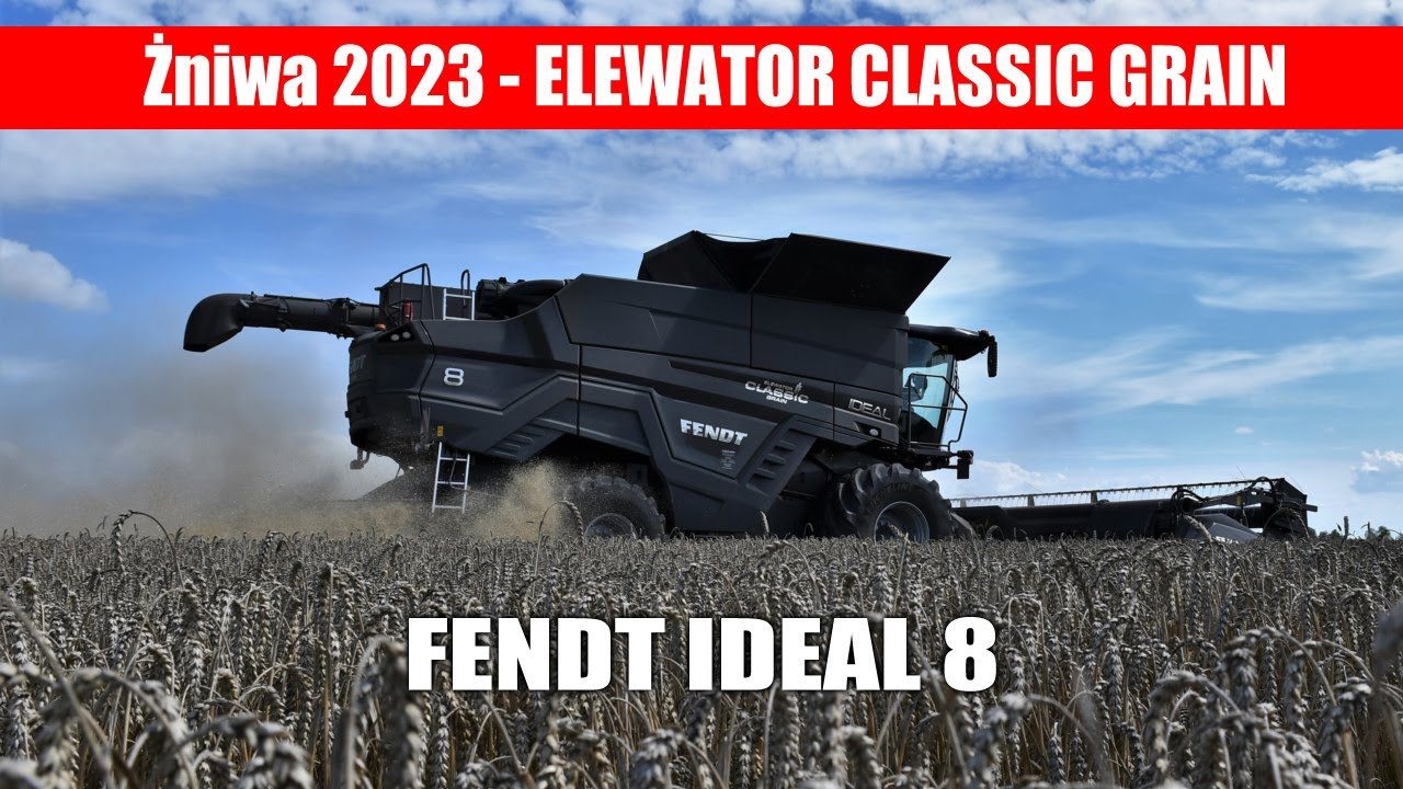 maxresdefault Fendt IDEAL 8   żniwa 2023 z Elewator Classic Grain