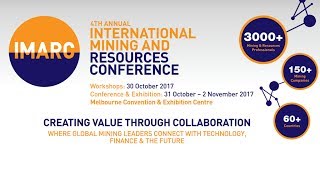 IMARC 2016 Highlights - 3rd Annual International Mining and Resources Conference