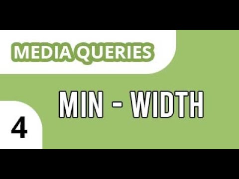 Min Width | Media Queries Tutorial - Part 4