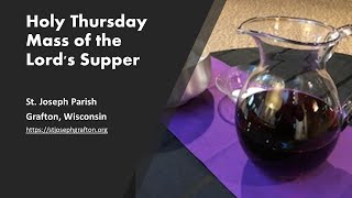 Holy Thursday Mass - April 14, 2022 @ 7:00pm