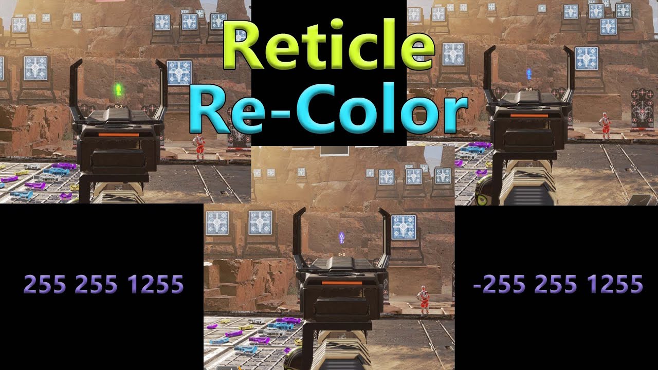 pro Apex settings reticle recolor epic colors and advanced tips YouTube