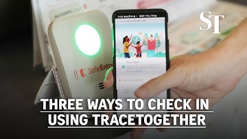 How to check in using TraceTogether | The Straits Times
