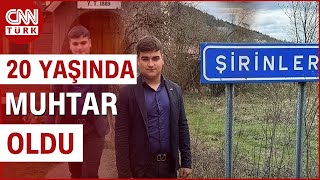 20 Yaşındaki Muhtar Rakiplerine Taş Çıkardı! Şirinler Köyü Tercihini Mustafa'dan yana kullandı Resimi