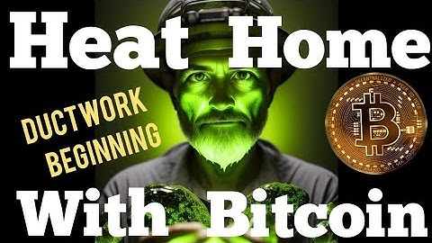 Heat Home ductwork starting #green #crypto #Mining #Bitcoin #kaspa #asic #defi #web3 #StableCoin