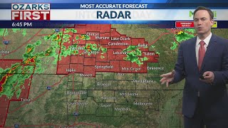 Severe storms possible tonight, additional waves of storms through Friday night