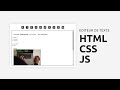 Editeur de texte HTML CSS JS