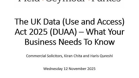 The UK Data Use and Access Act 2025 – What Your Business Needs to Know
