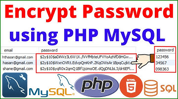 How to Encrypt Password in PHP MYSQL | Password Encryption in PHP | Password Hashing in PHP Tutorial