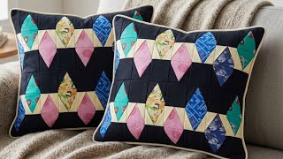 How to make Stunning piece from fabric of scrap /make and take ideas from AI