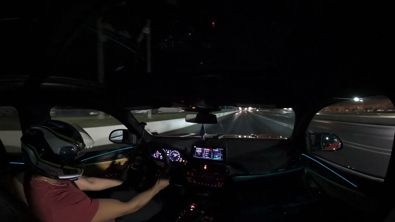 BMW X3M COMPETITION QUARTER MILE DRAG RACE 360 GOPRO VIEW - YouTube