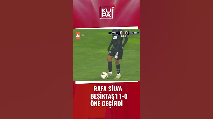 Rafa Silva Beşiktaş'ı 1-0 öne geçirdi! | Sivasspor - Beşiktaş | Ziraat Türkiye Kupası