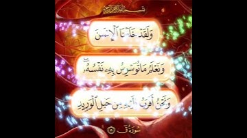 سورة ق الآية ( 16 )