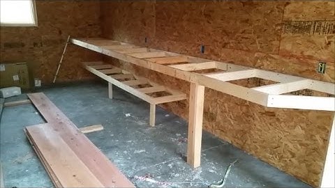 DIY Building a shop workbench and Dream Build update for Mrs Kappers work shop!