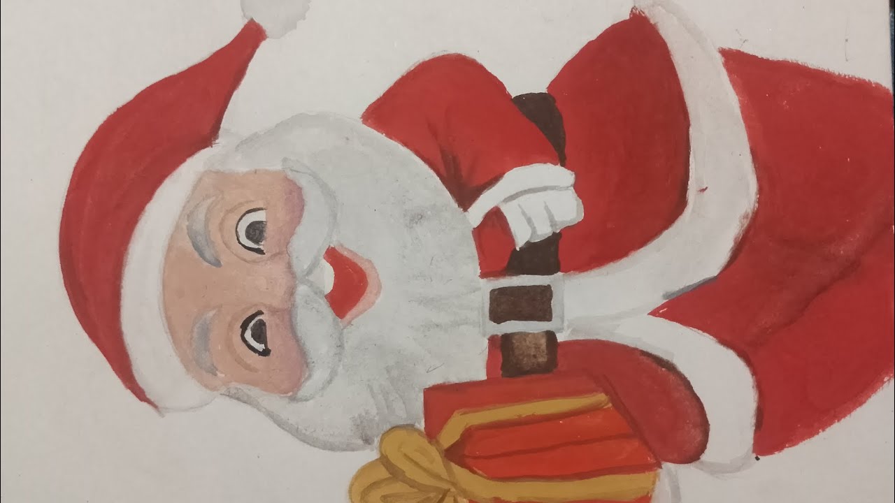 Cute Santa Clause Drawing For Kids |Like Subscribe Share ##art ...