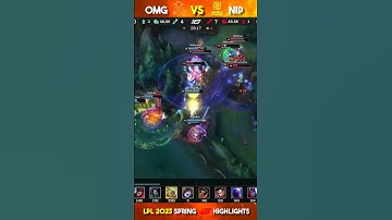 OMG vs NIP - Game 1 Highlights | Week 7 Day 3 LPL Spring 2023 | #leagueoflegends #shorts #lpl