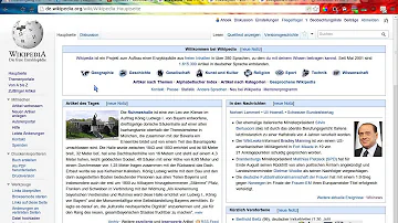 Wie bekommt man eine Wikipedia-Eintrag?