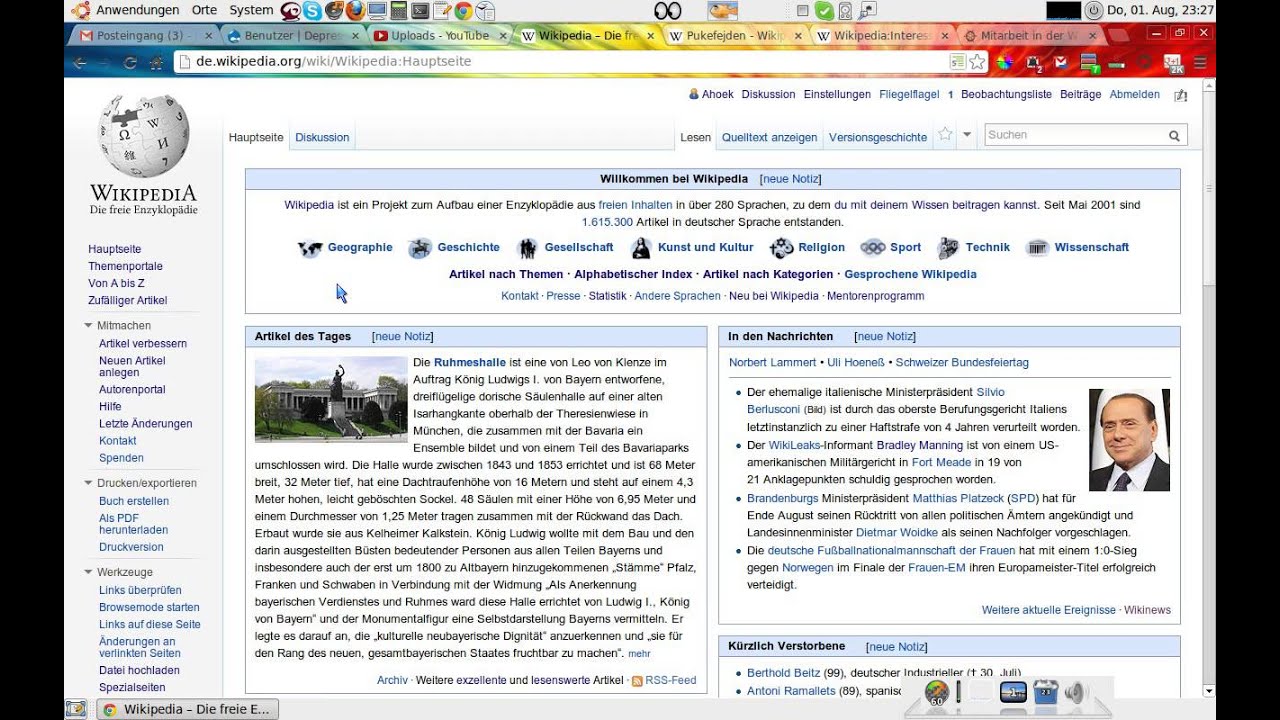 Wikipedia Artikel Uber Die Eigene Person Youtube