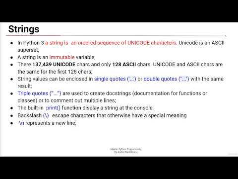 Intro to Strings