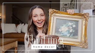 COME THRIFT WITH ME FOR HOME DECOR | *HUGE* thrift haul & home decor on a budget